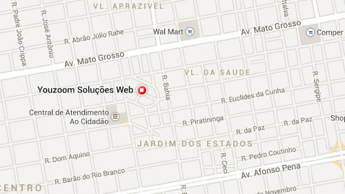 Mapa de Localização Youzoom Soluções Web